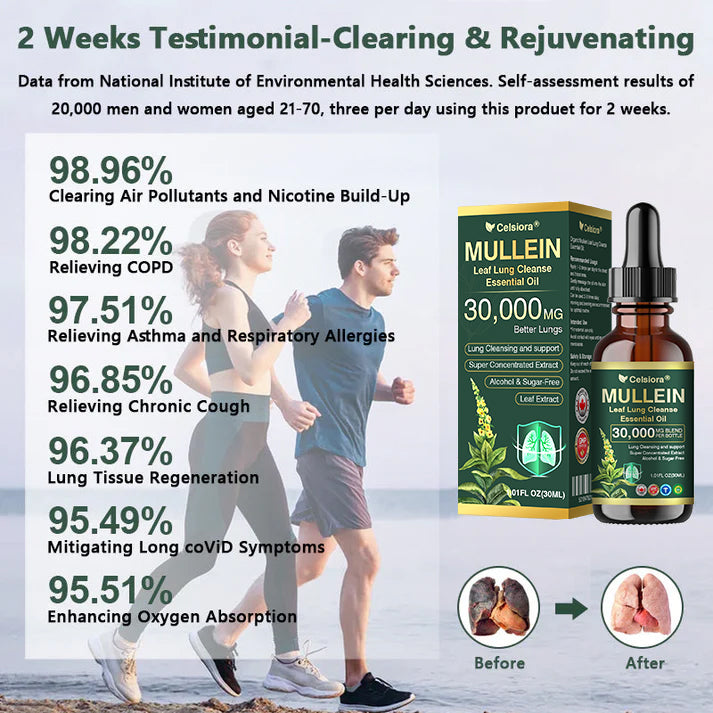 💖✅𝐂𝐀 𝐎𝐟𝐟𝐢𝐜𝐢𝐚𝐥 𝐒𝐭𝐨𝐫𝐞|𝐂𝐞𝐥𝐬𝐢𝐨𝐫𝐚® 𝐎𝐫𝐠𝐚𝐧𝐢𝐜 𝐌𝐮𝐥𝐥𝐞𝐢𝐧 𝐋𝐞𝐚𝐟 𝐋𝐮𝐧𝐠 𝐂𝐥𝐞𝐚𝐧𝐬𝐞 𝐄𝐬𝐬𝐞𝐧𝐭𝐢𝐚𝐥 𝐎𝐢𝐥 (🫁Cough, wheezing, shortness of breath, sputum, stuffy nose, bronchitis, bronchitis, allergy symptoms, lung discomfort💝)