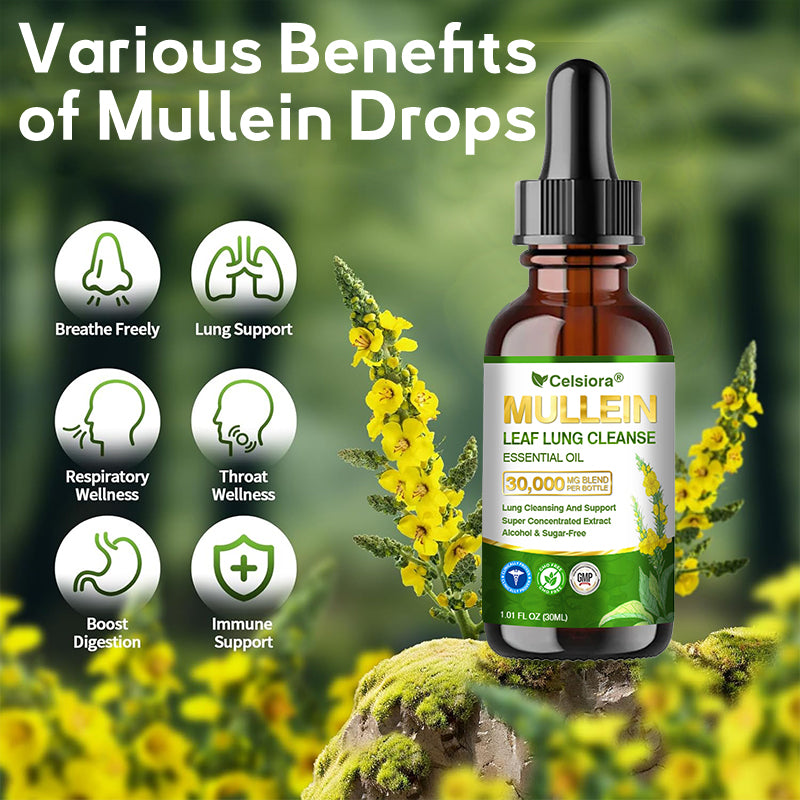 💖✅𝐂𝐀 𝐎𝐟𝐟𝐢𝐜𝐢𝐚𝐥 𝐒𝐭𝐨𝐫𝐞|𝐂𝐞𝐥𝐬𝐢𝐨𝐫𝐚® 𝐎𝐫𝐠𝐚𝐧𝐢𝐜 𝐌𝐮𝐥𝐥𝐞𝐢𝐧 𝐋𝐞𝐚𝐟 𝐋𝐮𝐧𝐠 𝐂𝐥𝐞𝐚𝐧𝐬𝐞 𝐄𝐬𝐬𝐞𝐧𝐭𝐢𝐚𝐥 𝐎𝐢𝐥 (💖Cough, wheezing, shortness of breath, sputum, stuffy nose, bronchitis, bronchitis, allergy symptoms, lung discomfort💝)