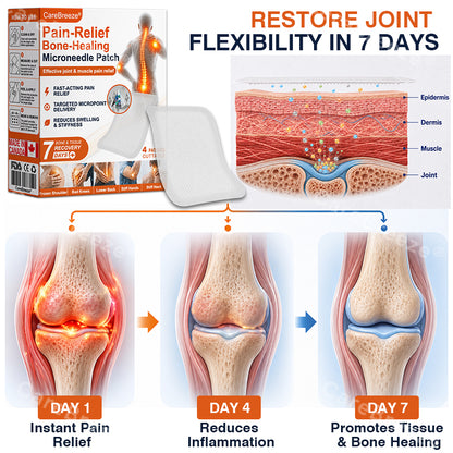 ✅🇨🇦 CareBreeze® Pain-Relief Bone-Healing Microneedle Patch(🧑‍⚕️Reducing joint swelling, pain, stiffness, redness, warmth, soreness, and joint fatigue)