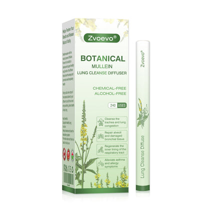 🍁CA Owned and Operated：Zvoevo® Botanical Mullein Lung Cleanse Diffuser (💝 Cough, wheezing, shortness of breath, sputum, stuffy nose, bronchitis, bronchitis, allergy symptoms, lung discomfort💝)