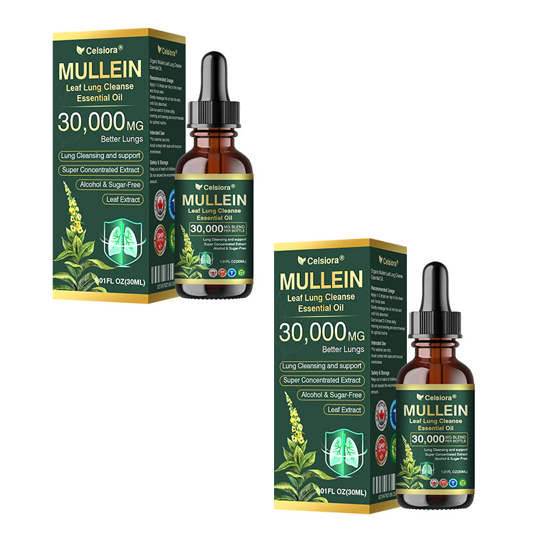 💖✅𝐂𝐀 𝐎𝐟𝐟𝐢𝐜𝐢𝐚𝐥 𝐒𝐭𝐨𝐫𝐞|𝐂𝐞𝐥𝐬𝐢𝐨𝐫𝐚® 𝐎𝐫𝐠𝐚𝐧𝐢𝐜 𝐌𝐮𝐥𝐥𝐞𝐢𝐧 𝐋𝐞𝐚𝐟 𝐋𝐮𝐧𝐠 𝐂𝐥𝐞𝐚𝐧𝐬𝐞 𝐄𝐬𝐬𝐞𝐧𝐭𝐢𝐚𝐥 𝐎𝐢𝐥 (🫁Cough, wheezing, shortness of breath, sputum, stuffy nose, bronchitis, bronchitis, allergy symptoms, lung discomfort💝)