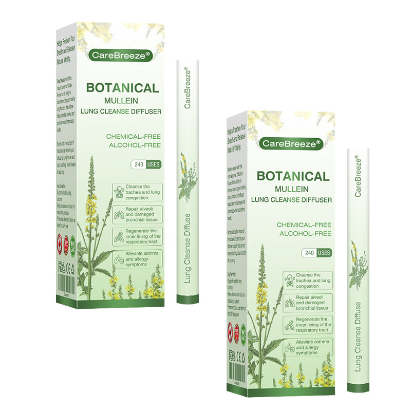 ✅CA Owned and Operated|CareBreeze® Botanical Mullein Lung Cleanse Diffuser (💝 Cough, wheezing, shortness of breath, sputum, stuffy nose, bronchitis, bronchitis, allergy symptoms, lung discomfort💝)