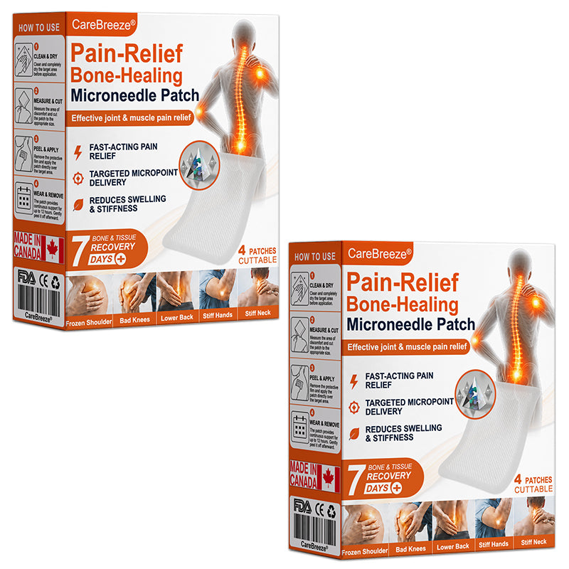 ✅🇨🇦 CareBreeze® Pain-Relief Bone-Healing Microneedle Patch(🧑‍⚕️Reducing joint swelling, pain, stiffness, redness, warmth, soreness, and joint fatigue)