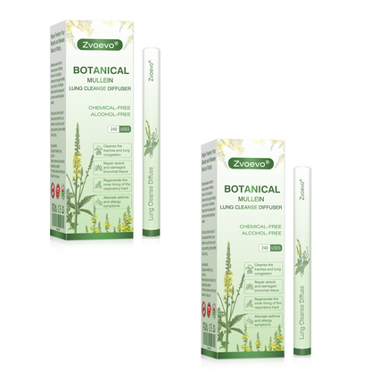 🍁CA Owned and Operated：Zvoevo® Botanical Mullein Lung Cleanse Diffuser (💝 Cough, wheezing, shortness of breath, sputum, stuffy nose, bronchitis, bronchitis, allergy symptoms, lung discomfort💝)