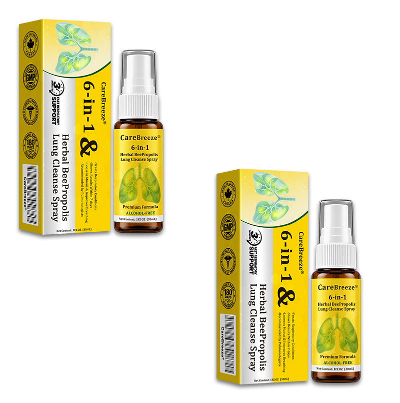 🐝✅🇨🇦 CareBreeze® 6-in-1 Herbal BeePropolis Lung Cleanse Spray