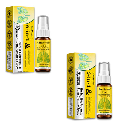 🐝✅🇨🇦 CareBreeze® 6-in-1 Herbal BeePropolis Lung Cleanse Spray