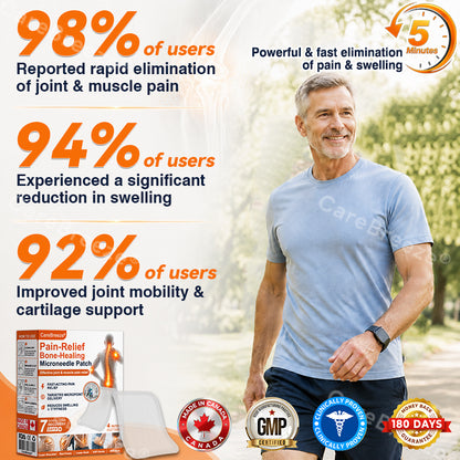 ✅🇨🇦 CareBreeze® Pain-Relief Bone-Healing Microneedle Patch(🧑‍⚕️Reducing joint swelling, pain, stiffness, redness, warmth, soreness, and joint fatigue)