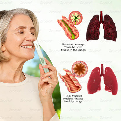🍁CA Owned and Operated：Zvoevo® Botanical Mullein Lung Cleanse Diffuser (💝 Cough, wheezing, shortness of breath, sputum, stuffy nose, bronchitis, bronchitis, allergy symptoms, lung discomfort💝)