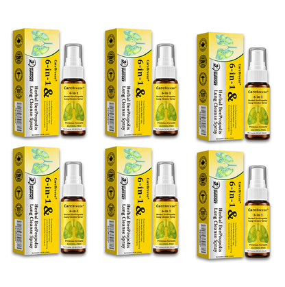 🐝✅🇨🇦 CareBreeze® 6-in-1 Herbal BeePropolis Lung Cleanse Spray