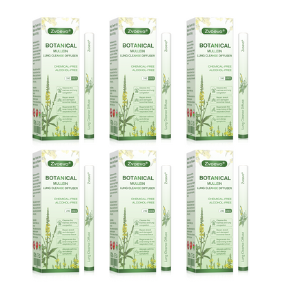 🍁CA Owned and Operated：Zvoevo® Botanical Mullein Lung Cleanse Diffuser (💝 Cough, wheezing, shortness of breath, sputum, stuffy nose, bronchitis, bronchitis, allergy symptoms, lung discomfort💝)