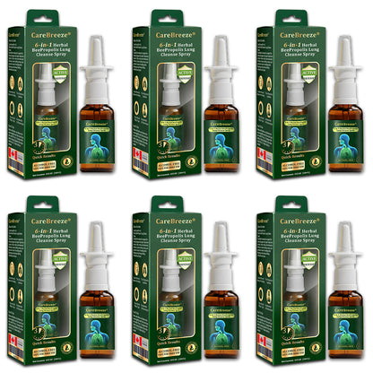 UP|🇨🇦 Official Store:CareBreeze® 6-in-1 Herbal BeePropolis Lung Cleanse Spray🐝