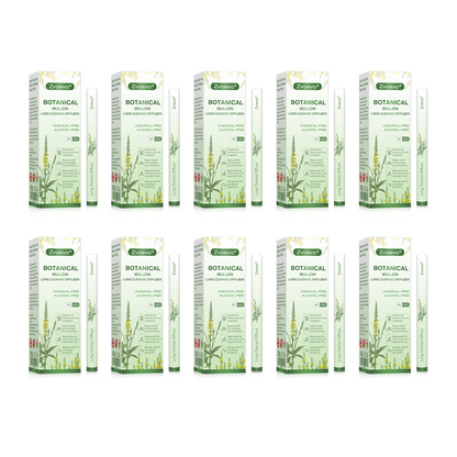 🍁CA Owned and Operated：Zvoevo® Botanical Mullein Lung Cleanse Diffuser (💝 Cough, wheezing, shortness of breath, sputum, stuffy nose, bronchitis, bronchitis, allergy symptoms, lung discomfort💝)