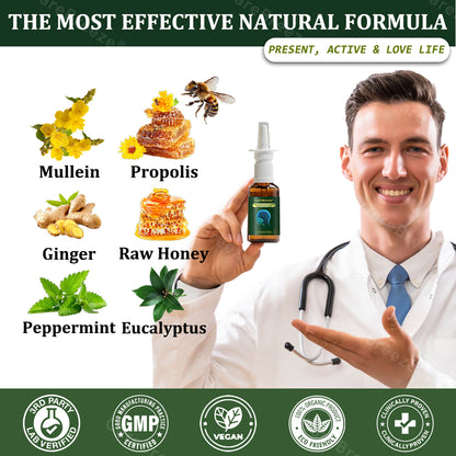 👨‍⚕️🇨🇦 Official Store:CareBreeze® 6-in-1 Herbal BeePropolis Lung Cleanse Spray🐝（👨‍⚕️Directly acts on COPD, asthma, chronic bronchitis (CB), respiratory infections, lung cancer, sinusitis, and other conditions）